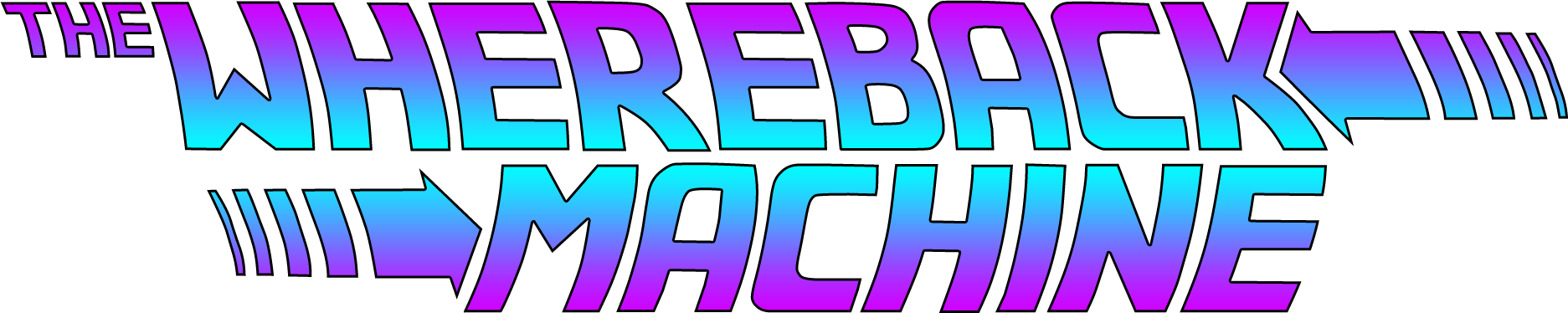 The Whereback Machine - Header/Logo